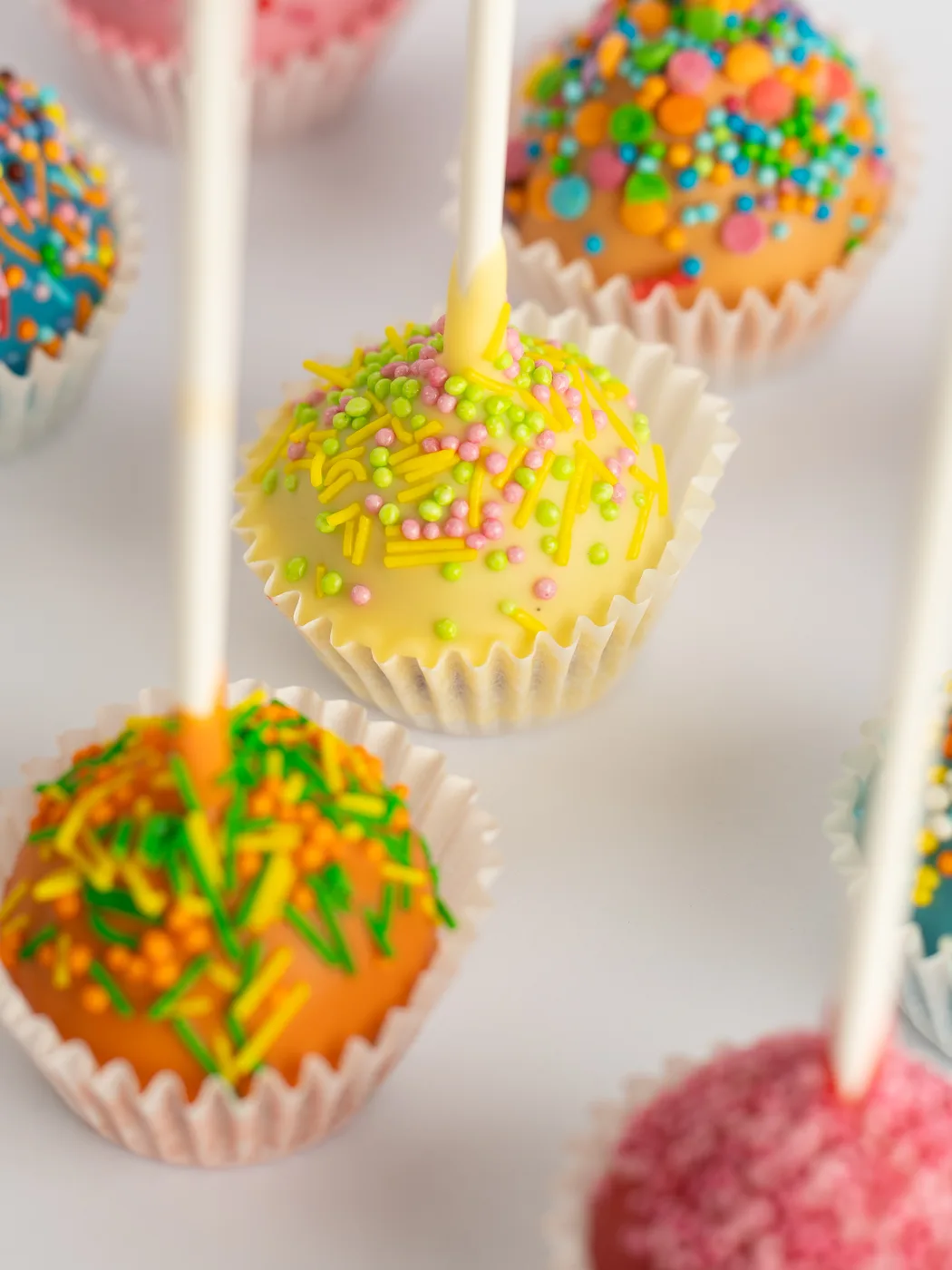 Cake popsy · zbliżenie